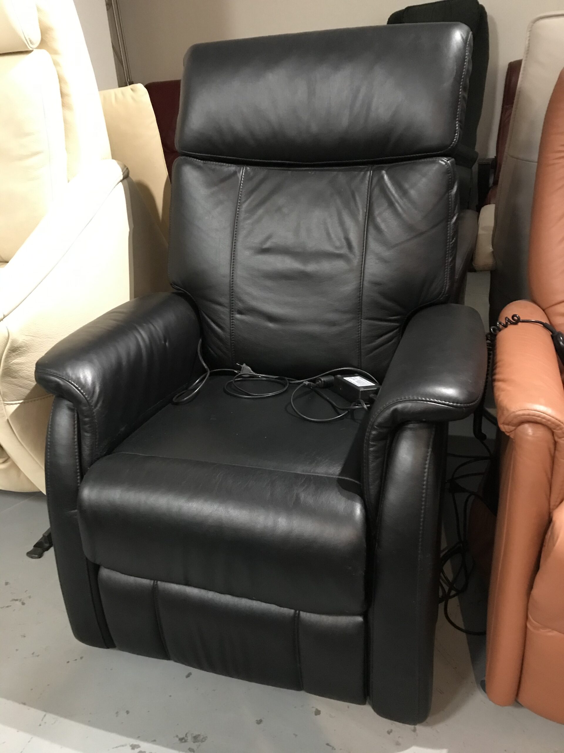 Wantrouwen Millimeter Augment Elastoform Zwart lederen Sta op stoel - Sta op stoel Alkmaar
